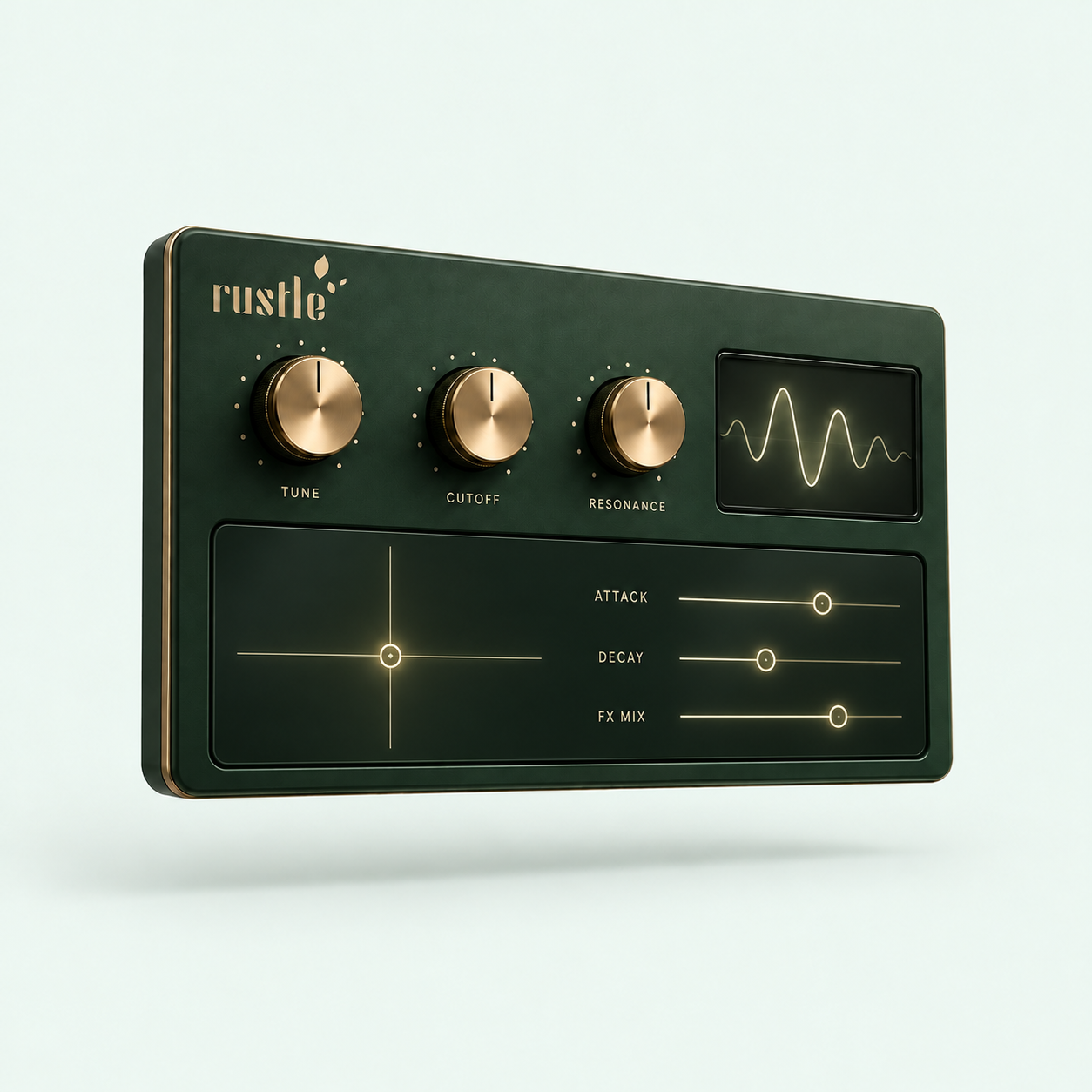 Plugins – VSTi and VST: touch synthesizer with Rustle leaf logo